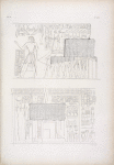 Seguito delle battaglie e delle conquiste di Menphtah I [Seti I], rappresentate in grandi basso-rilievi sulla parete esterna sud-est dell'edifizio di Karnac [Karnak].