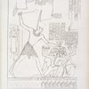 Gran quadro in due tavole, rappresentante lo stesso re, che percote un gruppo di stranieri d'ogni popolo vinto, dinnanzi ad Amon-rê [Amon], che li trae davanti molte straniere nazioni.