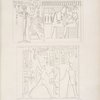 Offerta ad Osiride [Osiris] e Athyr [Hathor], fatta dalla regina Amonmai [Meritamon?]. -- Thutmes IV (Moeris) viene a dedicare il tempio di Amada a Phrê [Ra].