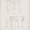 Il medesimo re consacra a Phrê [Ra] una porta. -- Amenôf II [Amenhotep II] reca in offerta quattro vitelli ad Amon-rê [Amon].