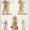 Fig.1. Ramses III [Ramses II]; Fig. 2. Nofre-Ari [Nefertari];  Fig. 3. Ramses IV [Ramses III];  Figg. 4 e 5. Principe e principessa.