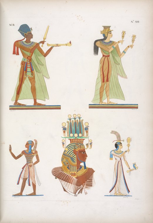 Fig.1. Ramses III [Ramses II]; Fig. 2. Nofre-Ari [Nefertari]; Fig. 3 ...