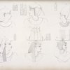 Fig. 65. Alessandro [Alexander the Great]. Fig. 66. Filippo-Arrideo[Philip Arrhidaeus]. Fig. 67. Tolomeo-Filadelfo [Ptolemy II Philadelphus]. Fig. 68. Arsinoe. Fig. 69. Erkamon [Arqamani]. Fig. 70. Atarramon.