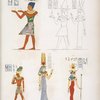 Fig. 31. Tolomeo-Evergete II [Ptolemy VII Philometor] ; Fig. 32. Evergete II [Ptolemy VII Philometor]; Fig. 33. Cleopatra [Cleopatra II] ; Fig. 34. Tolomeo-Filadelfo [Ptolemy II Philadelphus];  Fig. 35. Cleopatra-Coccia [Cleopatra III] ; Fig. 36. Arsinoe.