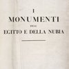 I monumenti dell'Egitto e della Nubia di