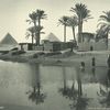 Le Caire: Kafr près des pyramides.
