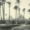 Route des pyramides de Gîzeh.