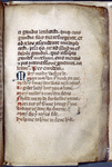 In another hand, the opening of English verse, "Mary modir wel ye be."