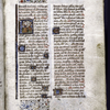Opening of text, illuminated initial, 2-line and 1-line initials