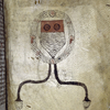 Coat of arms; of early owner?