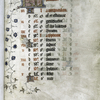 Opening page of calendar, written in French