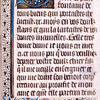 Opening of text in French, initial and border design