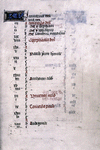 Opening page of calendar