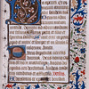 Opening of main text, rubric, initials, border design