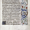 Opening of main text in mid-sentence; border decoration and small initial