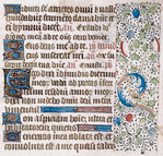 Smaller initials, linefillers and rubrics