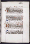 Text with initials, penwork including figure of bird, rubrics and placemarkers.