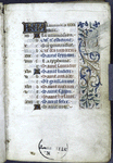 Opening page of calendar, border decoration