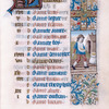 Calendar page with image of seasonal activity