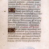 Page of text with small initials decorated with painted gold