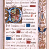 Opening of main text, border design, large and small initials, linefillers