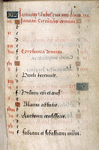 Opening of calendar
