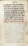 Explicit, including end of French text and some Latin phrases. Rubric