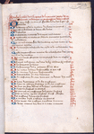 Opening page, table of contents