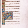 Opening of introduction, border design, large initial, rubric