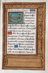 Renaissance candelabra in the border; in the lower margin, verses in Dutch
