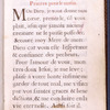 Opening of text, majuscules, rubric, French text