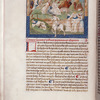 Dream-vision of Ghenghis Khan who sees a man on a white horse foretelling the destiny of the Tartars; other moments of Tartar history, with camels and an elephant in the background