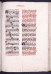 Different sizes of script according to liturgical function. Prickings clearly visible
