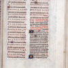 Page with music; prickings clearly visible
