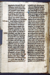 Page of text, paragraph marker, catchword