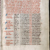Initial on a gold ground; foliate border