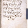 Second part of text in later hand