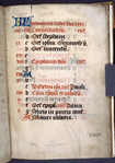 Opening page of calendar