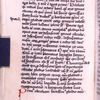 Hand 3, with initial, marginal note, and catchword