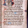 Opening of main text in hand 1, puzzle initial with penwork, small initials