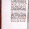 Small initials, rubrics, placemarkers and catchword