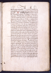1-line red initial.  Hand 2 writes pope's name