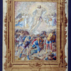 Full-page miniature of the Resurrection, with elaborate full border