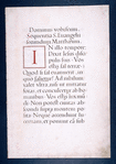 Page of text with red 4-line initial