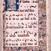 Resurrection; roundels of Noli Me Tangere and the Road to Emmaus; in the lower margin, the donor, Willem van Schooten with coats of arms of his ancestors