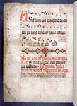 Colophon: Completum per me fratrem Leonardum de Aquisgrano Anno domini millesimo quadrigentesimo novagesimo quarto In die sancte Cecilie virginis et martiris. Inceptum vero in anno novagesimo tertio In octava sancti Augustini episcopi. Orate pro eo