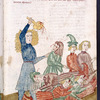 Miniature including Samson; rubric