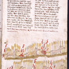 Text with rubric and placemarkers; miniature, [f. 22r]