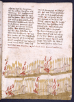 Text with rubric and placemarkers; miniature