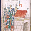 Text with placemarkers and rubric; miniature